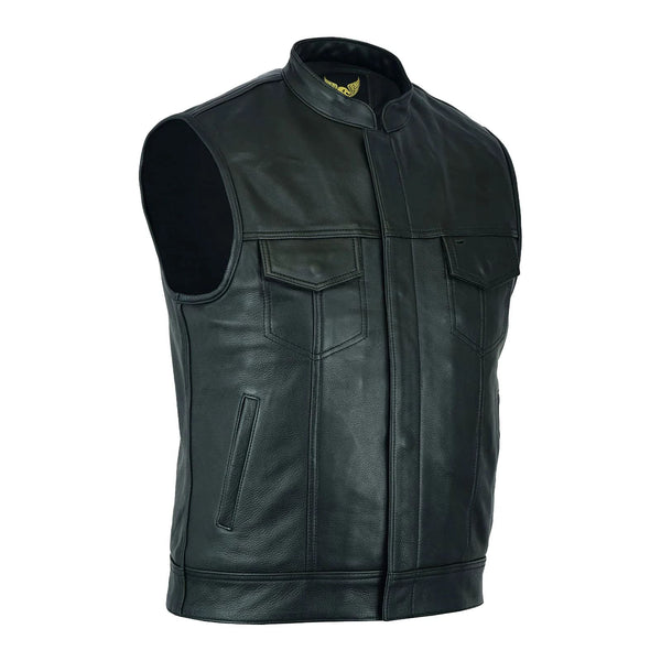     Leatherick Sons Of Anarchy Inspired Leather vest - Leatherick US
