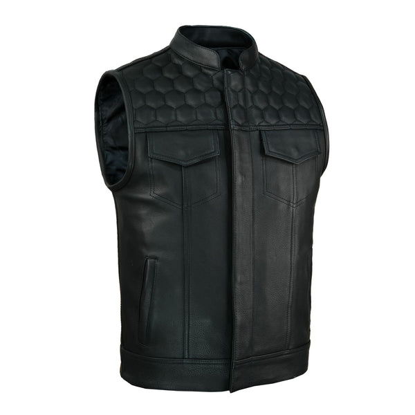 gun holster motorcycle vest with concealed carry pockets