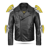 Brando Leather Protected Motorcycle Jacket