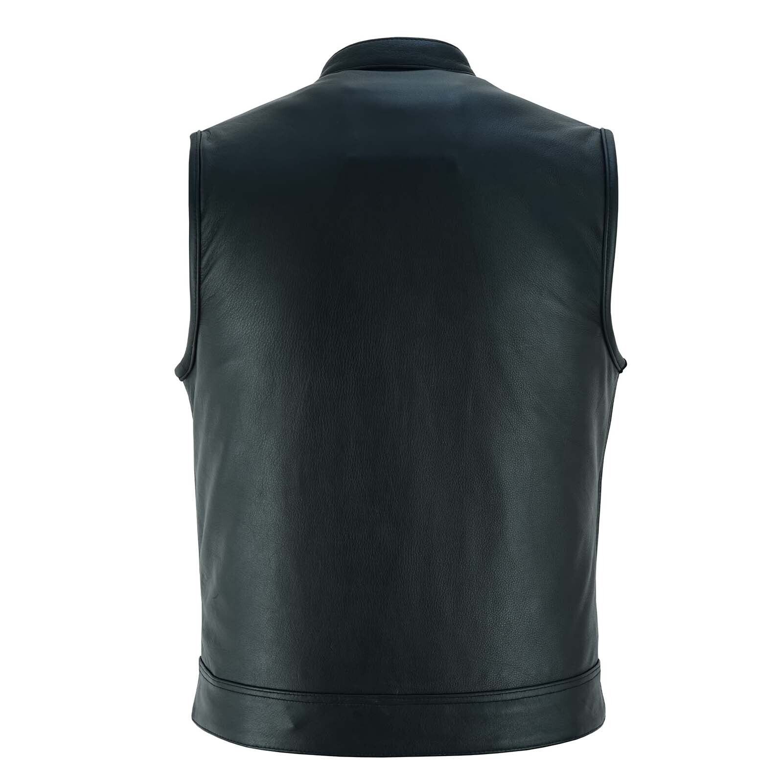 Back view of USA SOA7 Premium Waistcoat with large back panel.