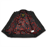 Women’s SOA Red Heart Leather Motorcycle Vest