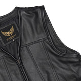 Leatherick Classic Biker Vest