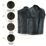 Leatherick Sons Of Anarchy Inspired Leather vest