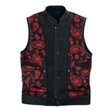 Inner of Leatherick SOA Red Stitch Vest