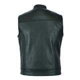 Back of SOA Inspired Leather vest