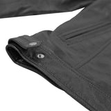 Ladies Blair Black Cafe Racer Biker Jacket