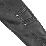 Ladies Blair Black Cafe Racer Biker Jacket