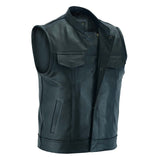 Leatherick Cowhide Club style Leather Vest