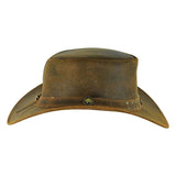 Leatherick Brown Aussie Style Hat 