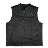 Leatherick Honeycomb son of anarchy Motorcycle Vest