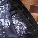 Cognac Stitching Custom Denim Vest