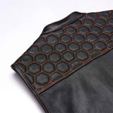 Leatherick Honeycomb Stitch Motorcycle Vest