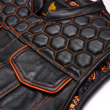 Honeycomb Stitch Motorcycle Vest
