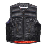 Leatherick Tactical Warrior Style Leather Vest