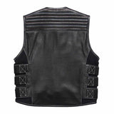 Leatherick Tactical Warrior Style Leather Vest