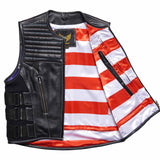 Leatherick Tactical Warrior Style Leather Vest