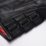 Side pocket of Leatherick Tactical Warrior Style Leather Vest