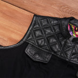 Leatherick Women Diamond Stitch vest