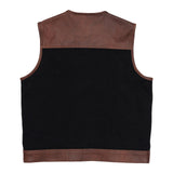 Back of Leatherick SOA Custom Leather Vest