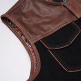 Custom Leather Vest by Leatherick